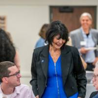 Attendees mingling prior to event start 22